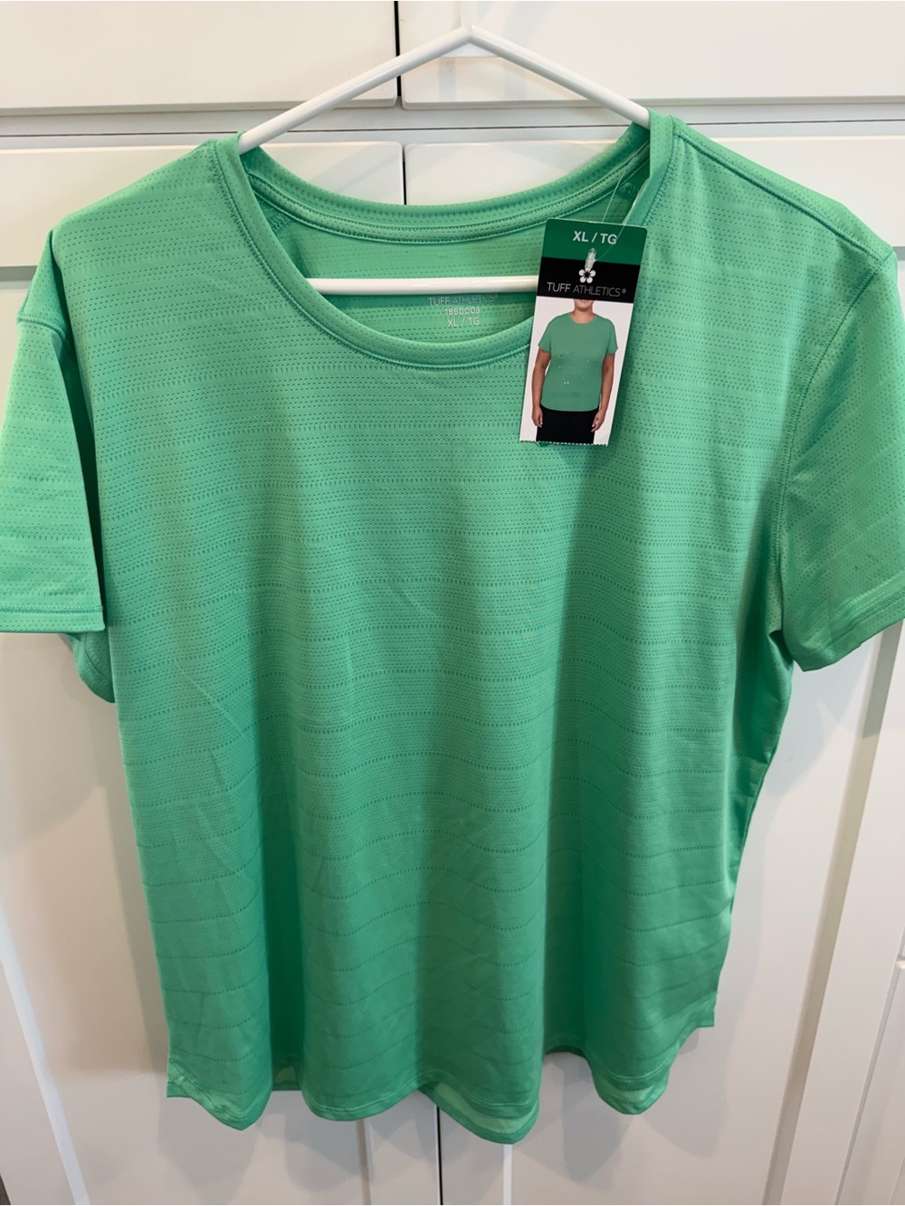 Tuff Athletics Mint Green Performance Short Sleeve Tee